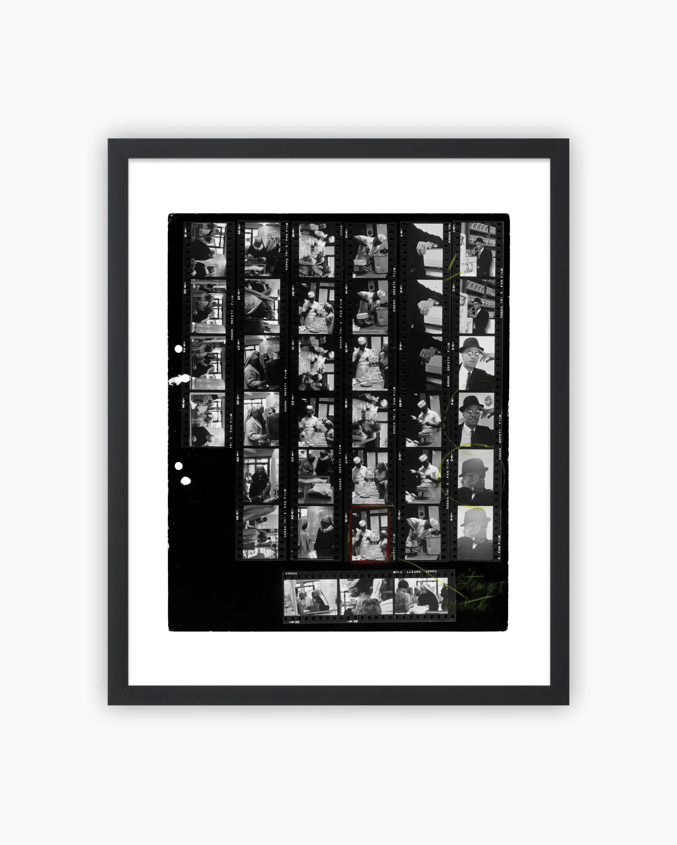 Contact Sheet Print: Malcolm X, 1961 - Image 7