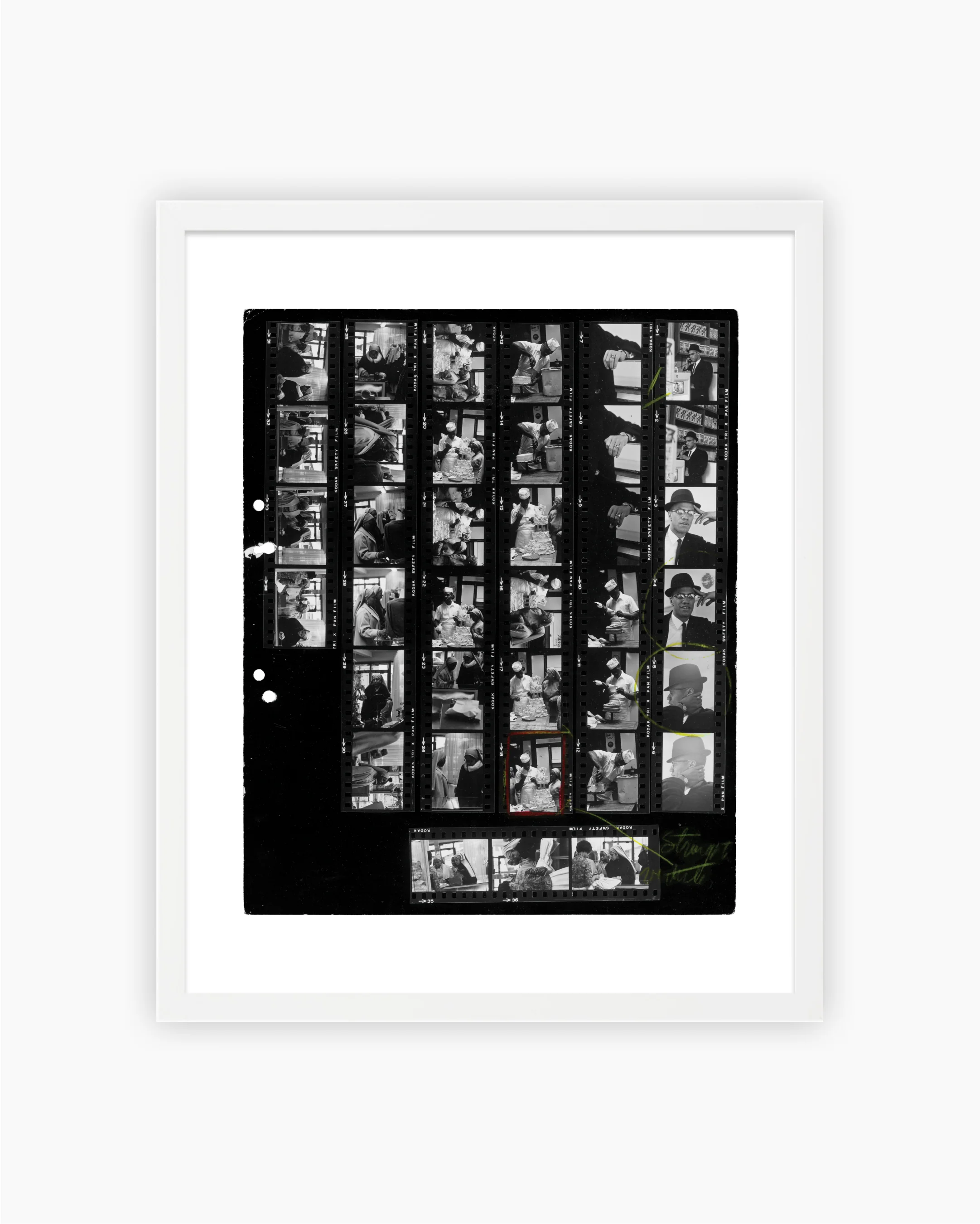 Contact Sheet Print: Malcolm X, 1961 - Image 8