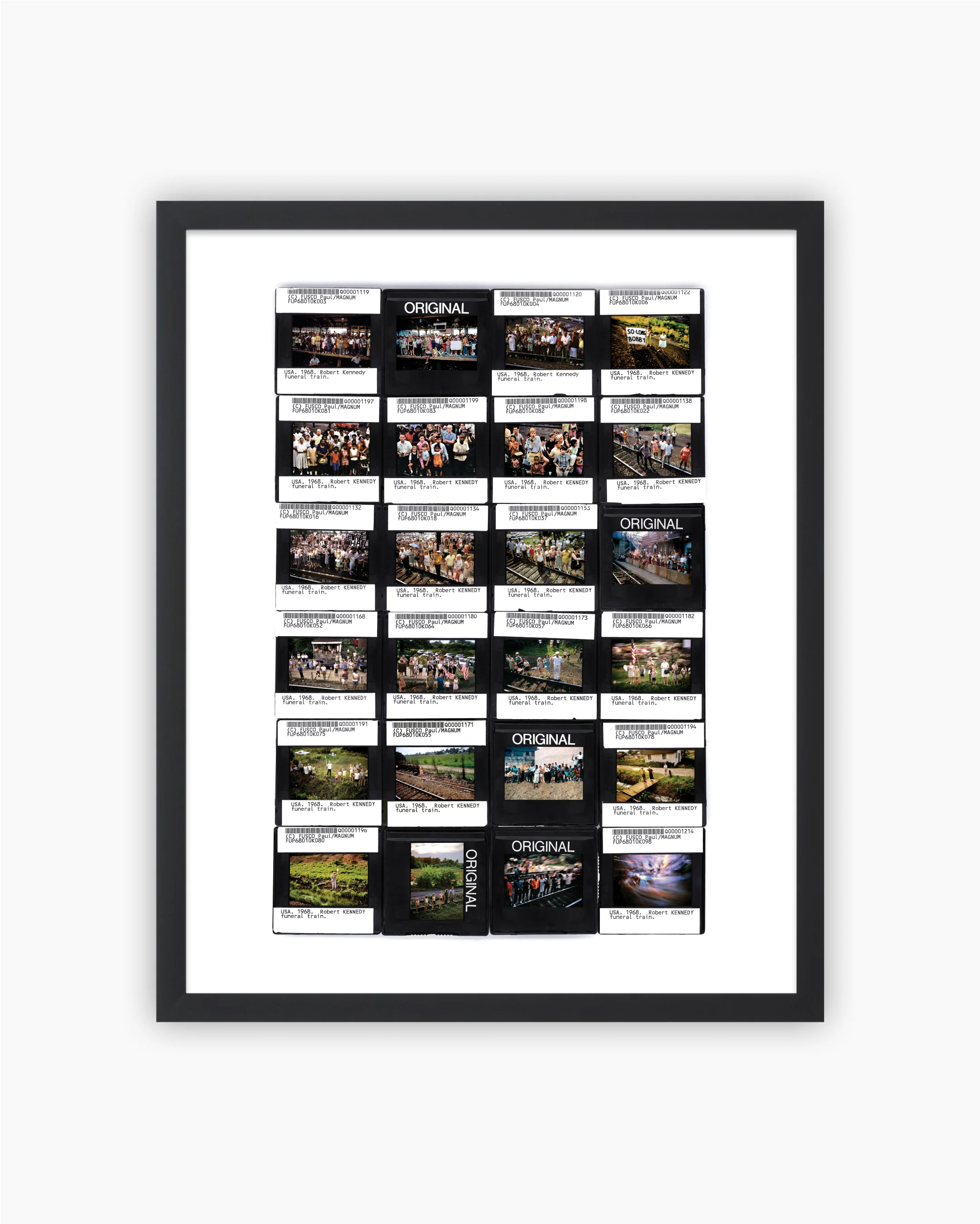 Contact Sheet Print: RFK Funeral Train, 1968 - Image 3