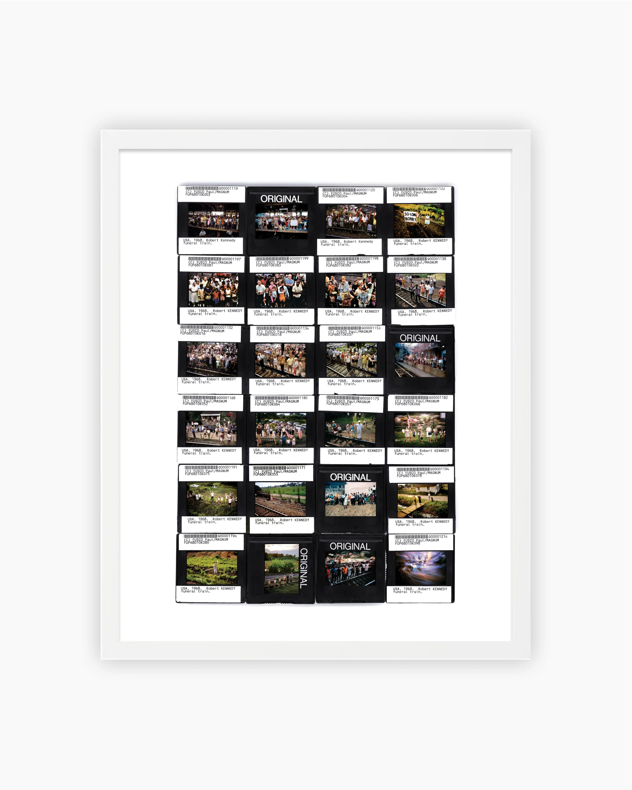 Contact Sheet Print: RFK Funeral Train, 1968 - Image 4