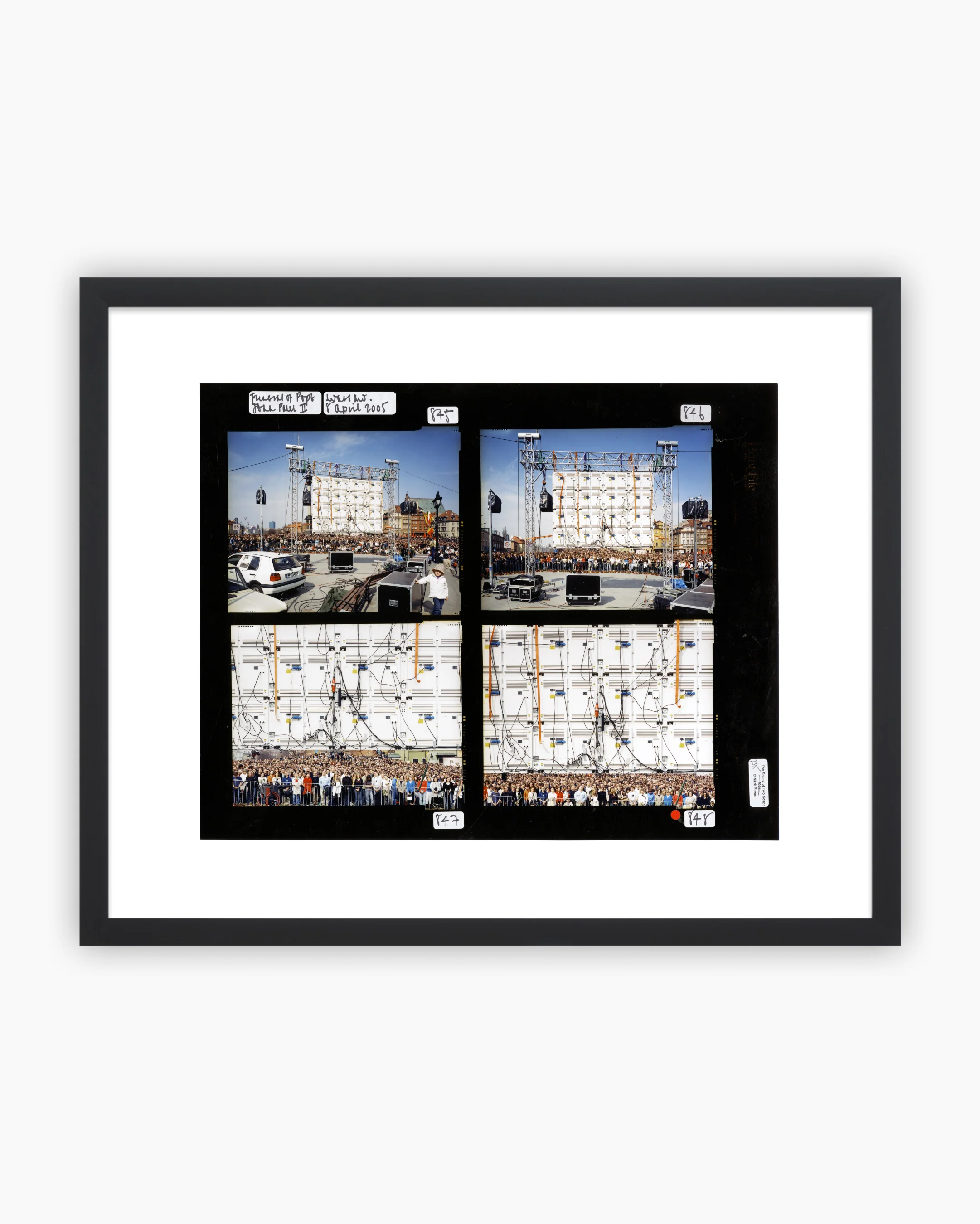 Contact Sheet Print: The funeral of Pope John Paul II, Warszawa, Poland, 2005 - Image 3