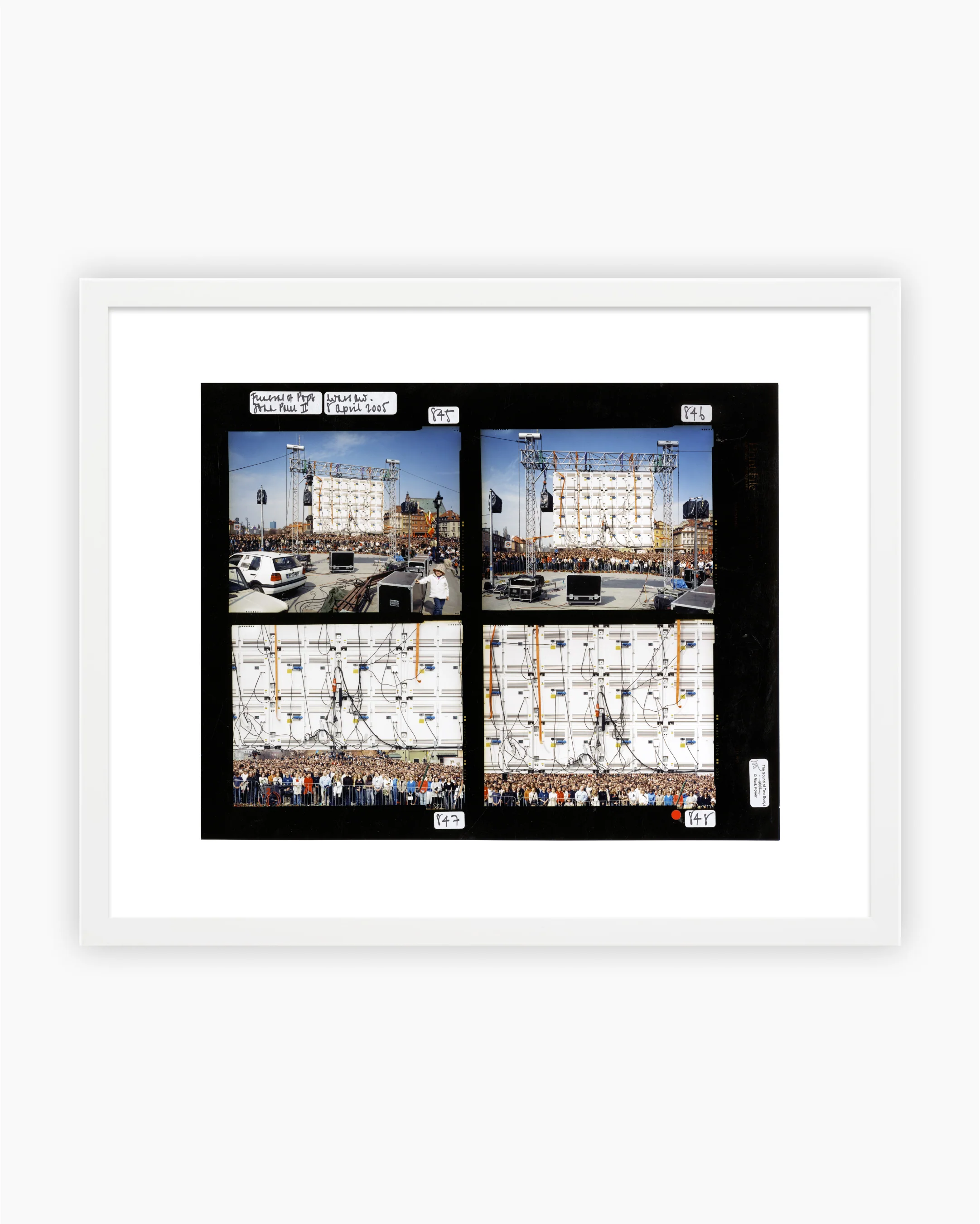 Contact Sheet Print: The funeral of Pope John Paul II, Warszawa, Poland, 2005 - Image 4