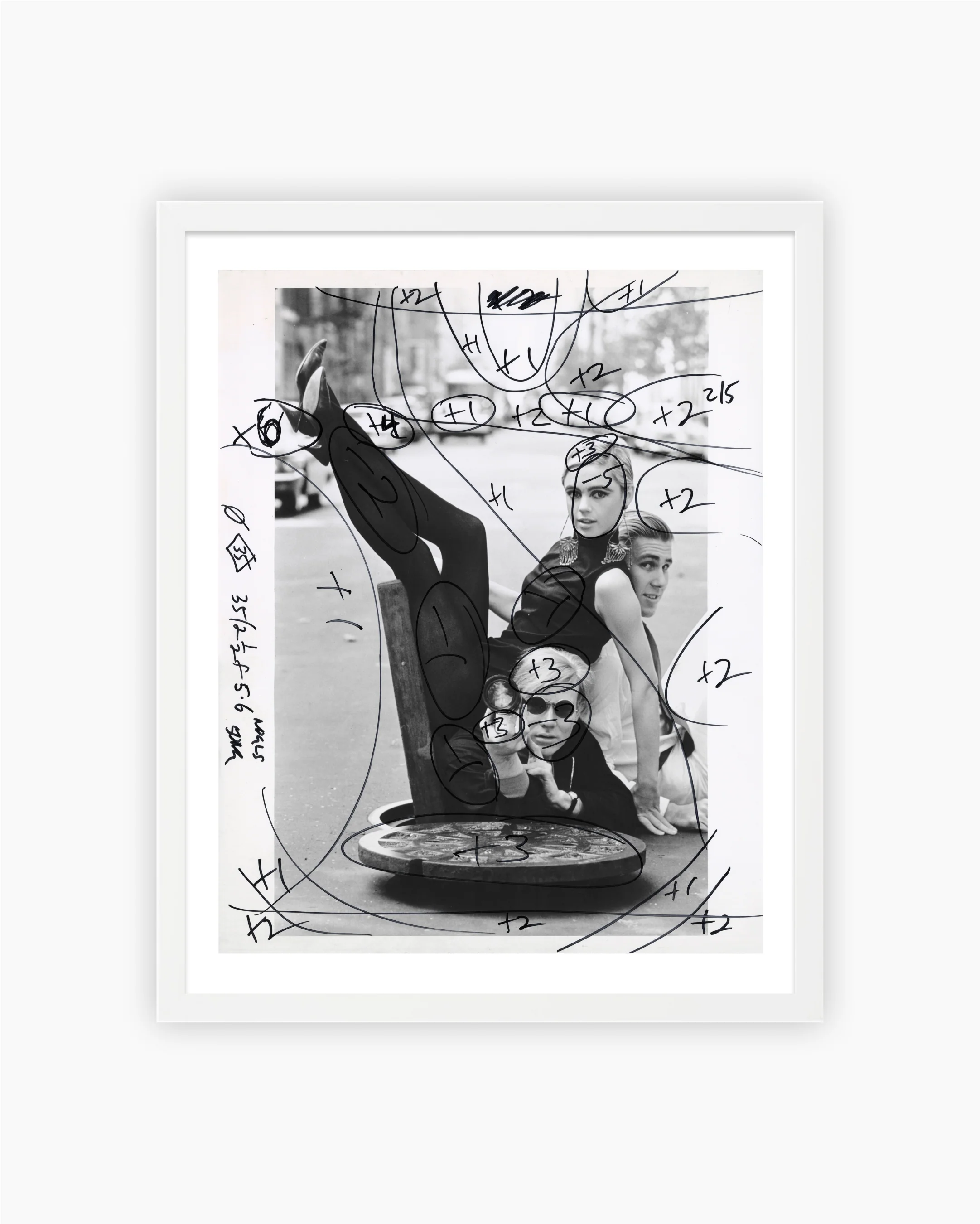 Darkroom Print: Andy Warhol, Edie Sedgwick and Chuck Wein, New York, 1965 - Image 3